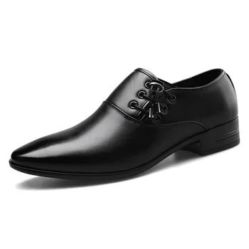 Мужская Официальная Обувь, Кожаная Деловая Повседневная Обувь, Высококачественная Мужская Модельная Офисная Роскошная Обувь, Мужские Дышащие Оксфорды 2022