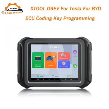 2023 XTOOL D9 EV Диагностический планшет ECU для электромобилей с поддержкой DoIP и CAN-FD для Tesla Для BYD с обнаружением аккумуляторной батареи
