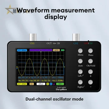 Мини Цифровой Осциллограф 2,5 КСа/С Частота дискретизации 10 МГц Измерение формы волны для инструмента Электрика