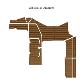 2018 Monterey SY Комплект для кокпита, коврик для Лодочной пены, Палубный коврик из искусственного тика, Напольное покрытие