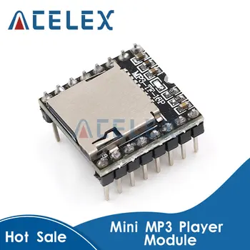 Модуль мини MP3-плеера TF карта U диск Мини MP3-плеер Плата аудио голосового модуля для Arduino DF Play Оптом