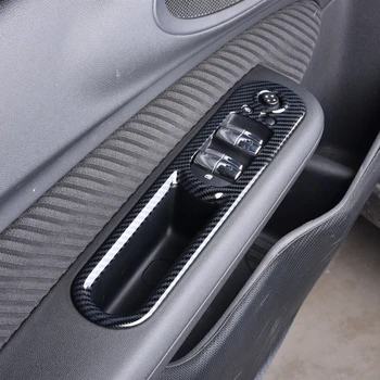 Для BMW MINI Cooper Clubman F54 4 шт., автомобильный стайлинг, декоративная крышка панели управления Windows, автомобильные аксессуары для внутренней отделки, наклейки
