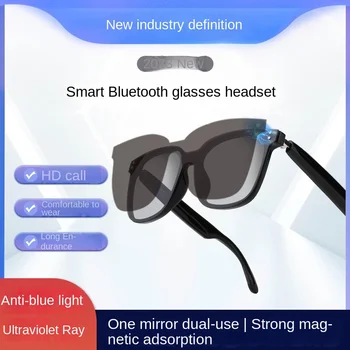 Новые Умные очки Bluetooth Стерео С двумя динамиками, Сенсорные беспроводные солнцезащитные очки Bluetooth, Качество звука Hi-Fi