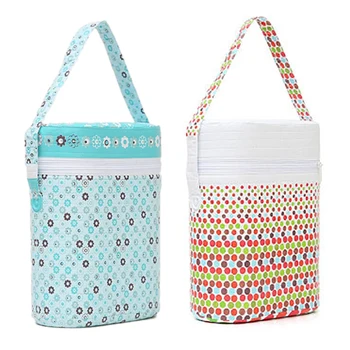 Милая Мультяшная сумка для детских бутылочек, портативные изоляционные сумки для детских бутылочек, сумка для мамы, Молочная термосумка для еды, теплая сумка