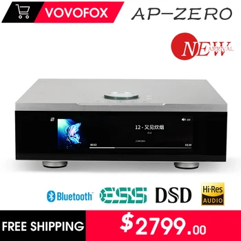 VOVOFOX AP-ZERO ES9038PRO PCM768KHz 32Bit DSD512 SACD Цифровой проигрыватель компакт-дисков без потерь в формате FLAC Музыкальный Аудиоплеер Hi-FI потокового мультимедиа