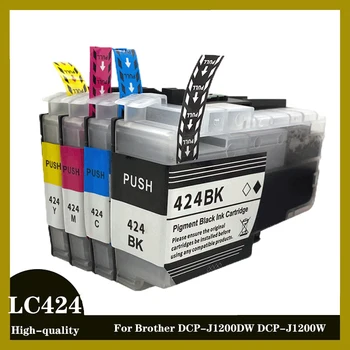 LC424 Стандартный Совместимый с LC-424 чернильный картридж для принтера Brother DCP-J1200DW DCP-J1200W DCP-J1200WE 【Северная Америка】