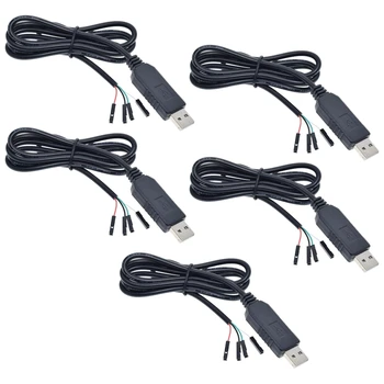 5шт CH340G CH340 USB-кабель для последовательной загрузки TTL, Преобразующий Провод, Адаптер, Совместимый С Win 7/8/10 Для Arduino Raspberry Pi