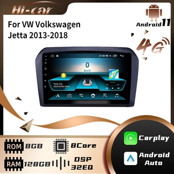 2 Din Android Автомобильный Радиоприемник для Фольксваген Джетта 2013-2018 Стерео GPS Навигация Автоаудио Мультимедийный Плеер Головное устройство Carplay