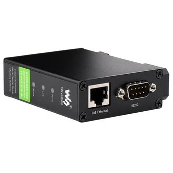 Последовательный сервер Waveshare на DIN-рейке от RS232/ 485/422 до RJ45 Ethernet TCP / IP к последовательному модулю