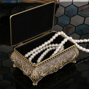 Французская эмаль Коробка для хранения ювелирных изделий Высокого качества Ожерелье Серьги Специальный Антиоксидантный Органайзер для хранения предметов домашнего декора
