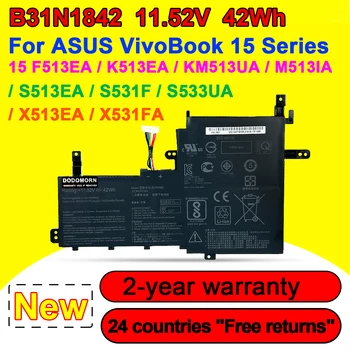 B31N1842 42WH Аккумулятор Для Ноутбука ASUS VivoBook F513EA F513EP F513IA K513E K513EA K513EP K513EP KM513UA M513IA M513UA S513EA S513F