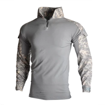 2023 Мужские Военные Форменные Рубашки Combat Softair Army Tactical HAN WILD Camo Военная Рубашка Мультикамерные Топы Airsoft Paintball Cott