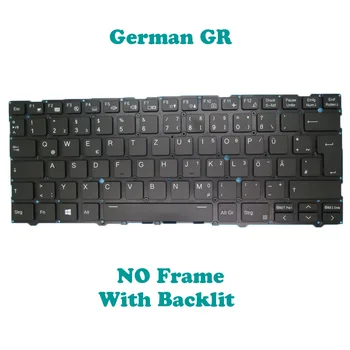 US FR GR С клавиатурой с подсветкой Для MediaBook Okeanos L140CU Английский US Французский FR Немецкий GR БЕЗ рамки