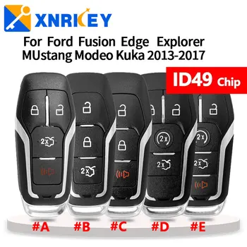 XNRKEY Умный Дистанционный Автомобильный Ключ ID49 с Чипом 315/434/902 МГц для Ford Fusion Explorer Edge Mustang Mondeo Kuka 2013-2017 M3N-A2C31243800