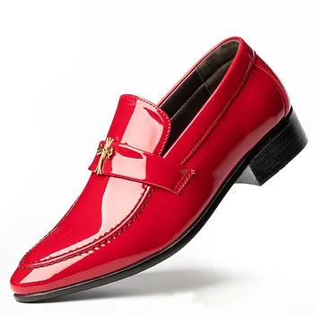 Дизайнерские официальные туфли-Оксфорды для мужчин, свадебные туфли, кожаные мужские модельные туфли с острым носком, Sapato Oxford Masculino в британском стиле