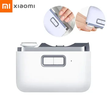 Электрические кусачки для ногтей Xiaomi 2в1 USB Перезаряжаемые Полирующие Автоматические Кусачки для ногтей с легким детским триммером для взрослых