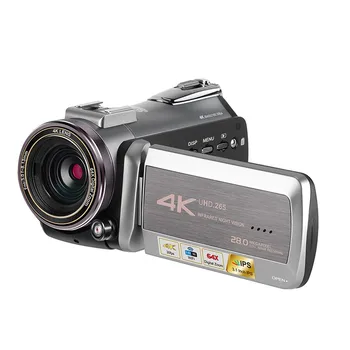 Цифровая видеокамера с прямой трансляцией 4K AZ50 13 Мп с 64-кратным зумом Профессиональная видеокамера с Wi-Fi камерой видеоблога с захватом лица 4K HD