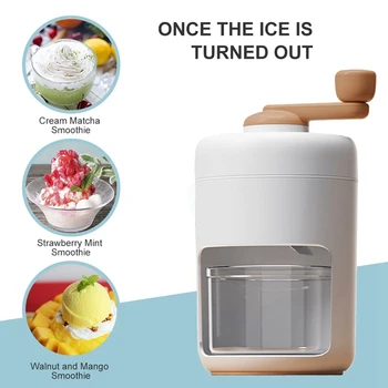 Ручная Машина Для Измельчения Льда Smoothies Slush Machine С Коробкой Для Приготовления Слякотей Для Кухонных Гаджетов Ice Blender
