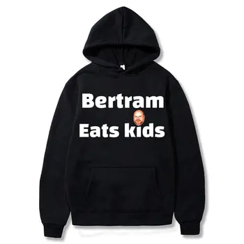 Забавная толстовка с принтом Bertram Eats Kids Забавная Одежда Для Мужчин И Женщин, Модная толстовка Оверсайз, Мужские толстовки в стиле Харадзюку, Мужская Уличная одежда