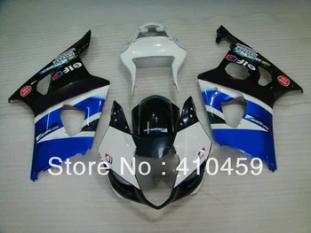 Высококачественный комплект обтекателей для SUZUKI GSXR1000 GSX-R1000 GSXR 1000 K3 03 04 2003 2004 синий белый черный обтекатели кузов SG54