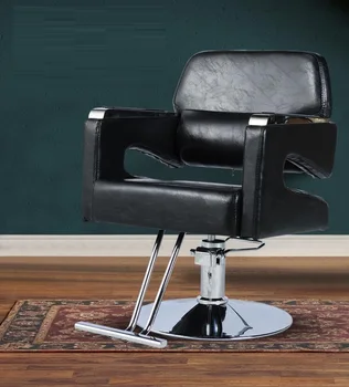 Кресло для салона красоты в парикмахерской можно опускать, стричь и красить, а также поднимать и опускать
