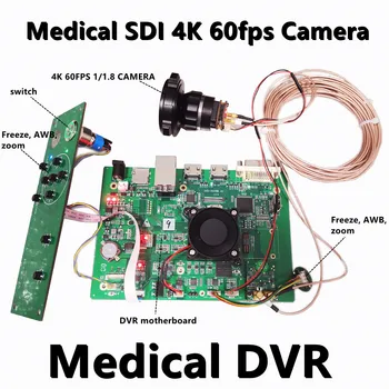 Медицинская SDI Камера 4K 60fps DVR Модули камеры Эндоскопа Индивидуальные Модули печатной платы Эндоскопическая Камера SDI Модуль Камеры С Автоматической Фокусировкой