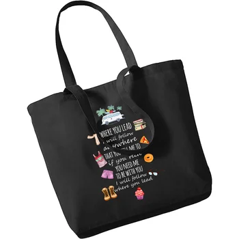 Холщовая сумка с рисунком Люка из мультфильма Gilmore Girls, Повседневные Большие сумки для рук, Женская сумка для покупок, сумка большой емкости с принтом