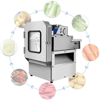 Машина для резки овощей для кухни Столовой ресторана, измельчитель для нарезки овощей, машина для резки